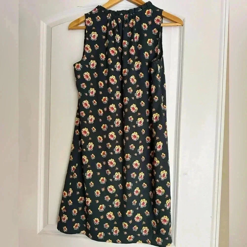 Loft Floral Green Shift Dress - Picture 5 of 11